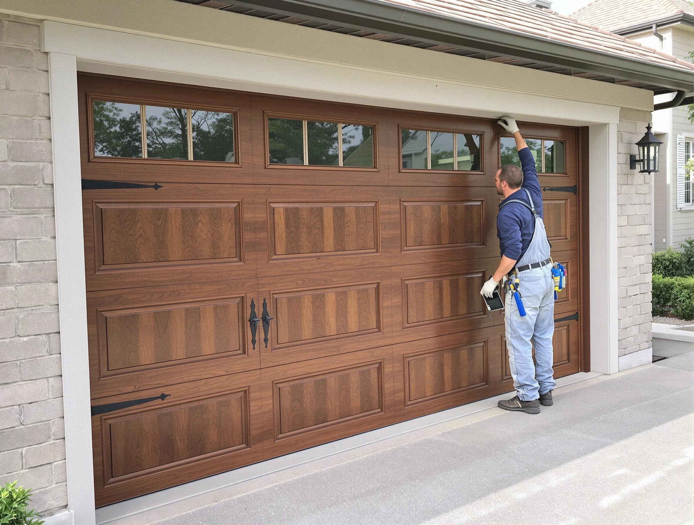 Custom garage door showcase by Grayson Valley Garage Door Repair in Grayson Valley