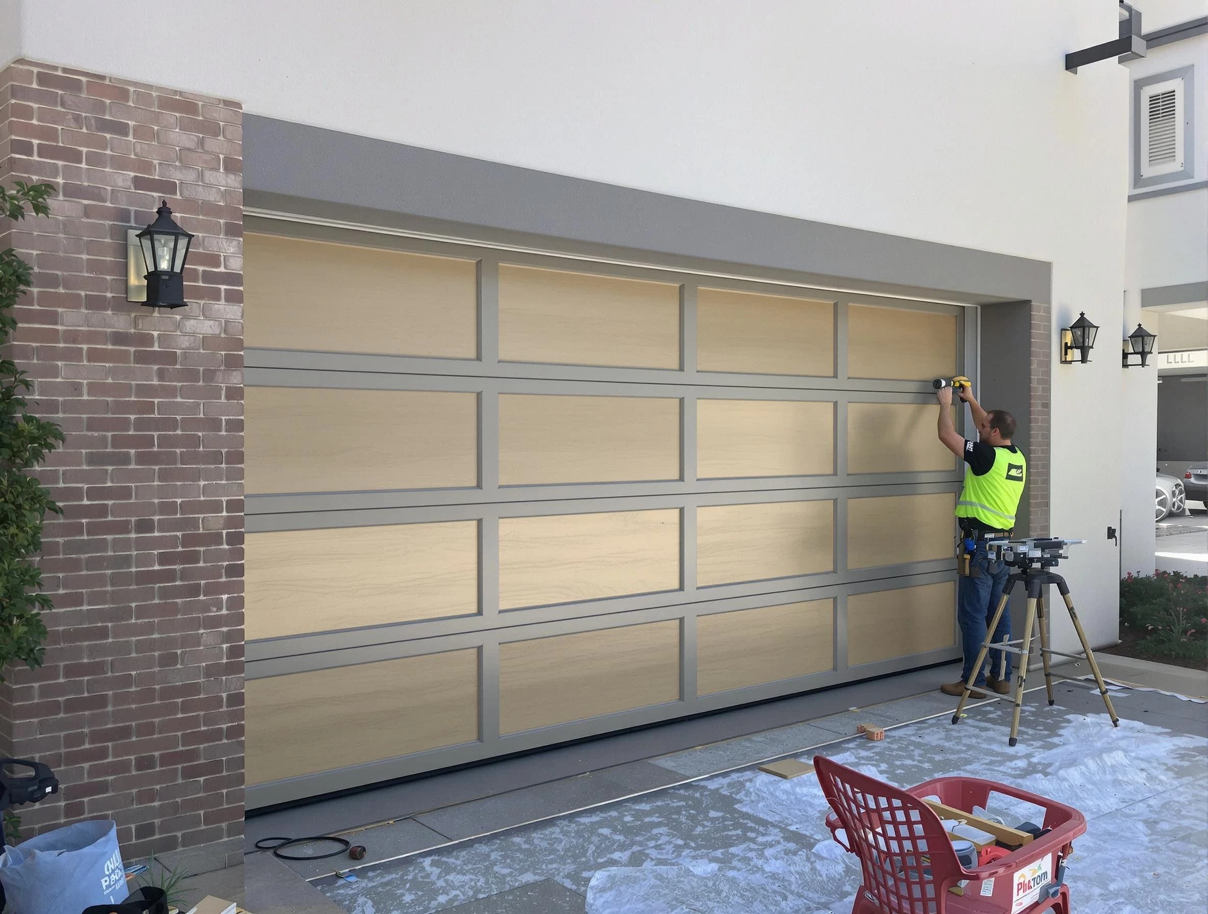 Garage door replacement service by Grayson Valley Garage Door Repair in Grayson Valley