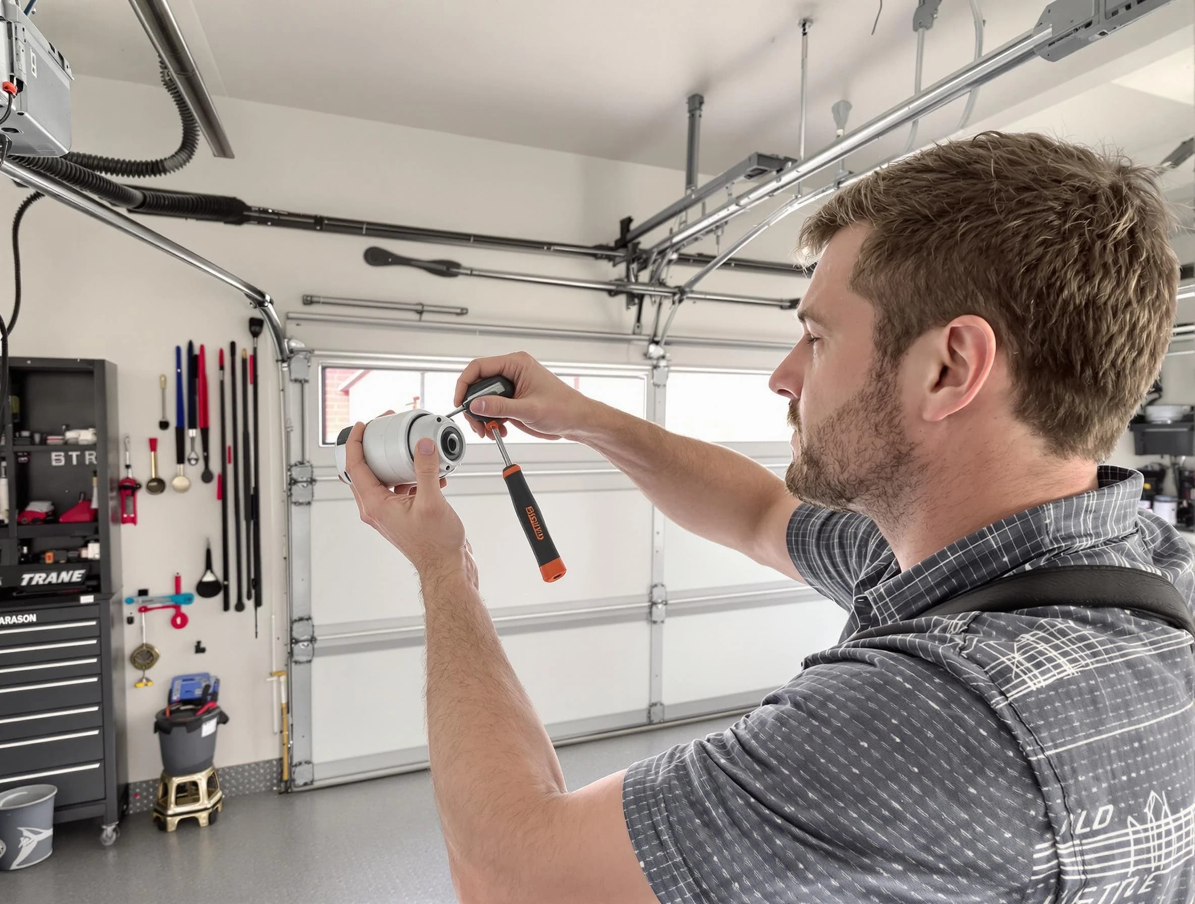 Garage door opener repair service by Grayson Valley Garage Door Repair in Grayson Valley