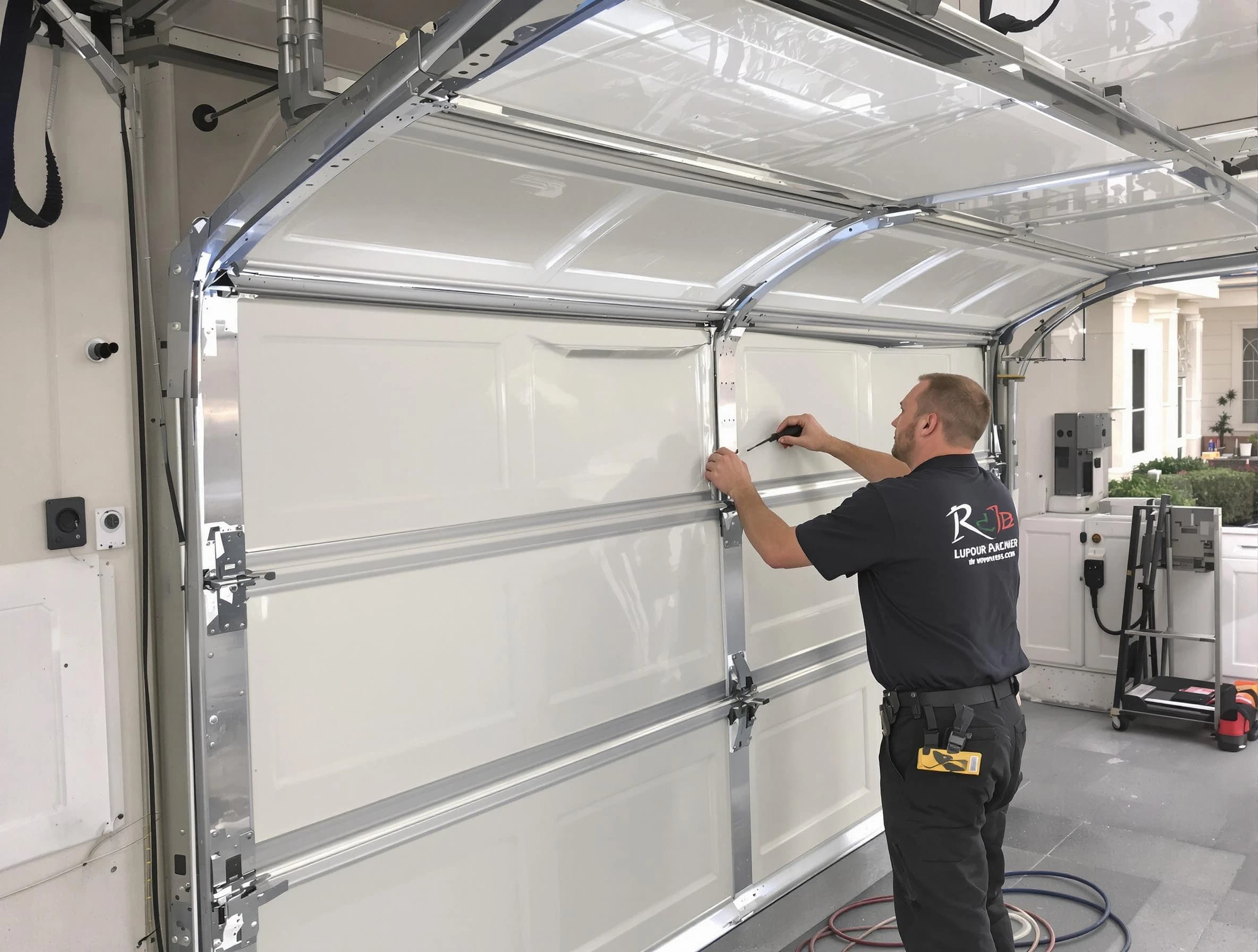Grayson Valley Garage Door Repair professional performing panel repair in Grayson Valley