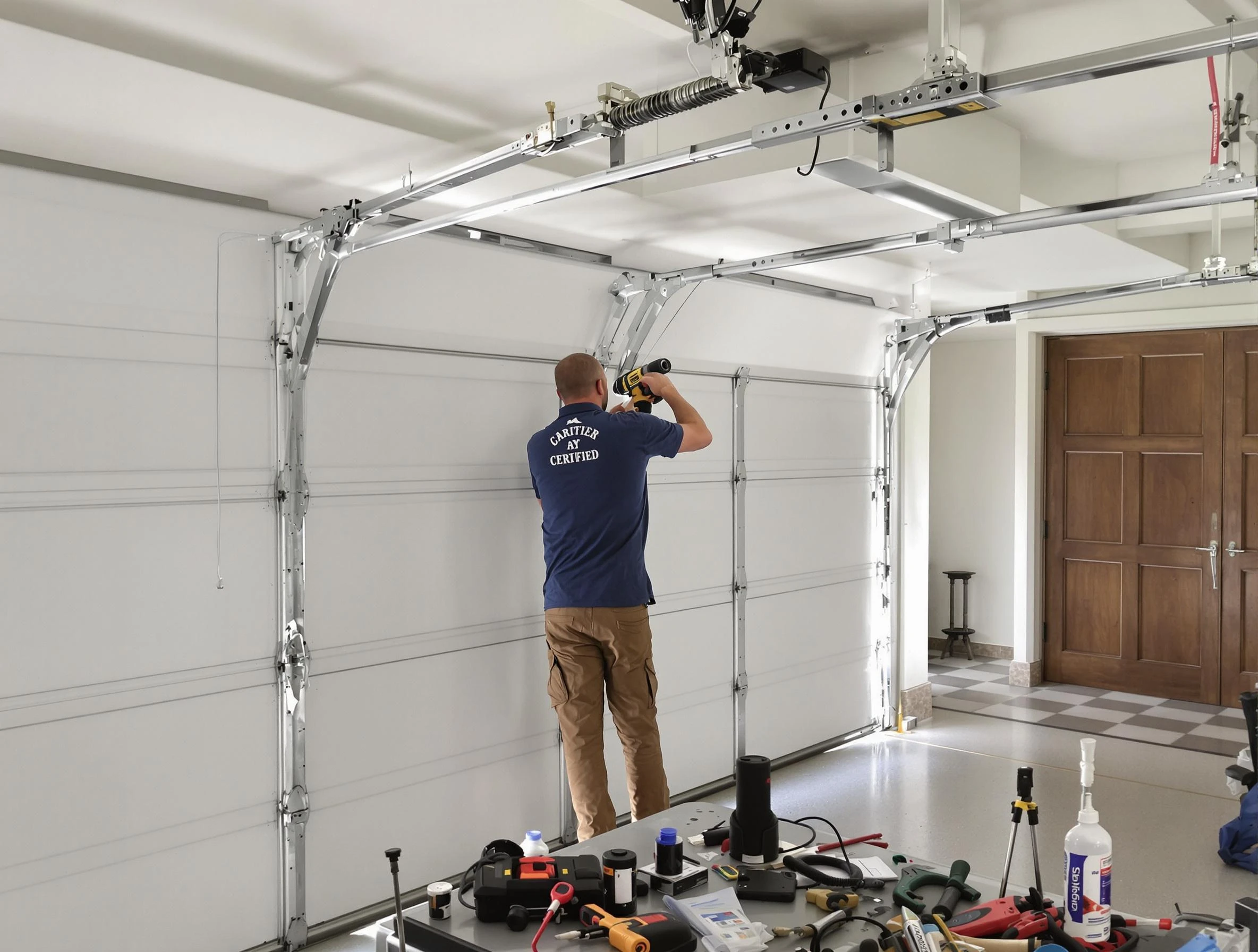 Grayson Valley Garage Door Repair certified technician performing precision garage door repair in Grayson Valley