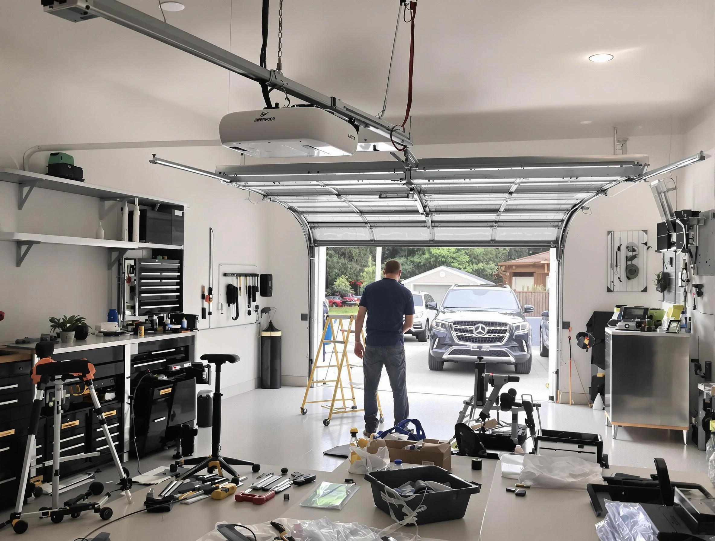 Garage door opener installation by Grayson Valley Garage Door Repair in Grayson Valley